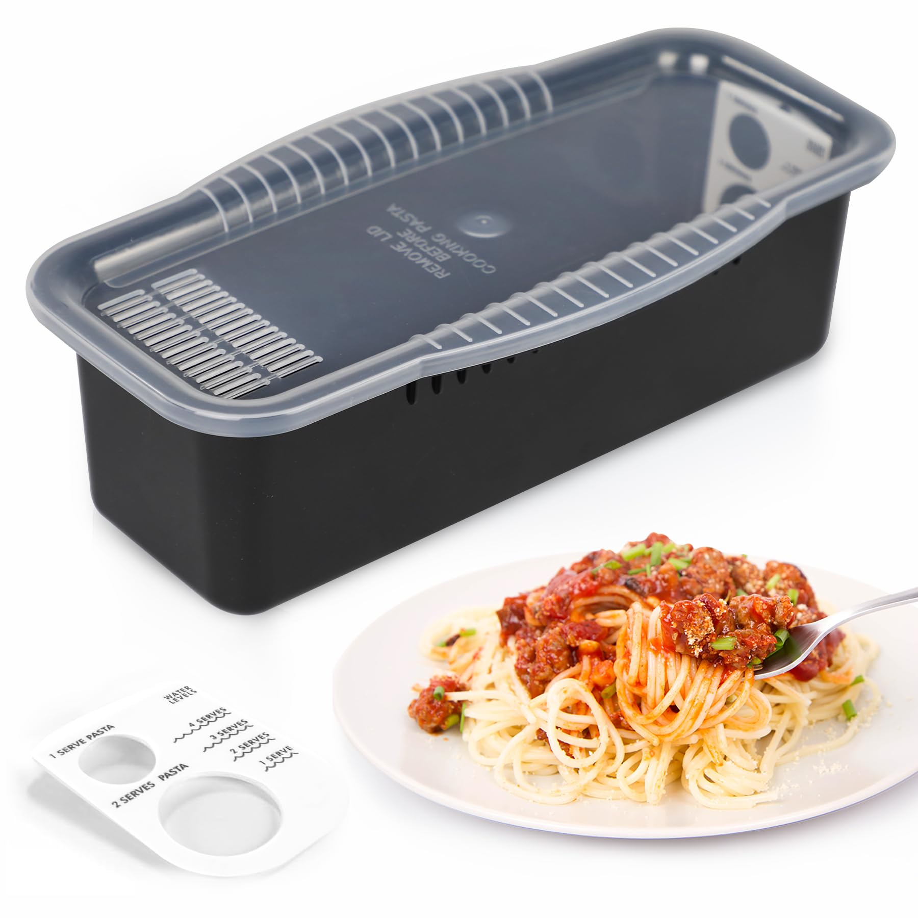 Amazon.com: MUXIUNT Microwave Pasta Spaghetti Cooker Pot with